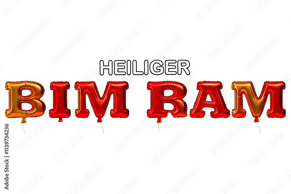 Heiliger Bim Bam Schriftzug