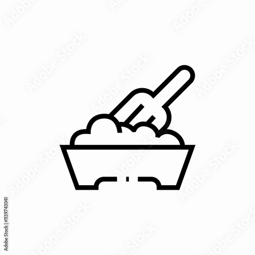 cat litter box icon sign vector