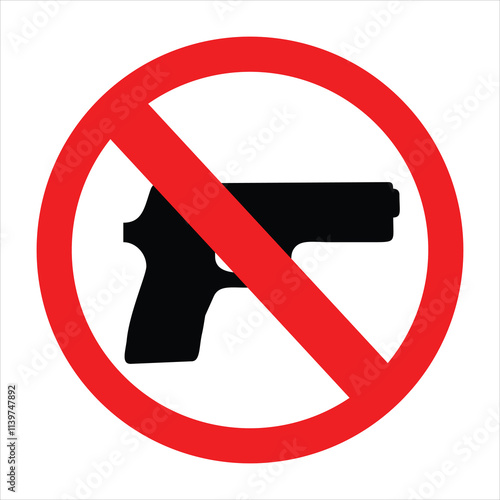 No weapon sign