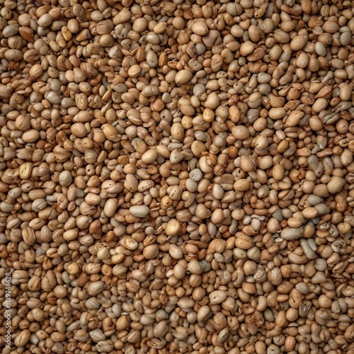 Small, irregularly shaped grains in a grainy, organic background texture, evoking a sense of imperfection and natural decay , background, shapes, deterioration