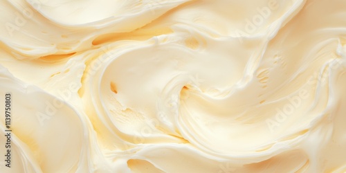 Silky gelato swirls create a smooth and creamy texture enticing dessert lovers everywhere