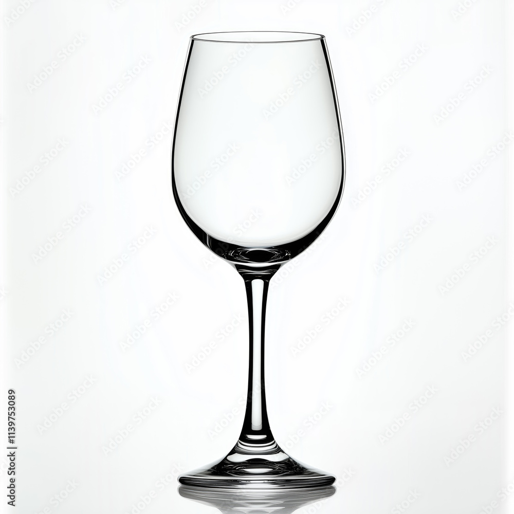 isolated Wine glass is sitting on a table isolated Wine glass is sitting on a table