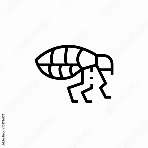 insect bug icon sign vector