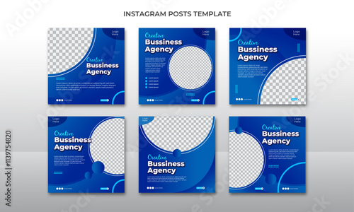 Creative Business Agency and Corporate Social Media Post or Square Banner Template