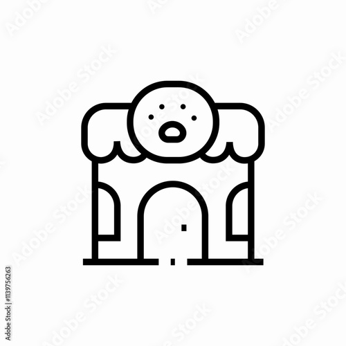 pet shop icon sign vector