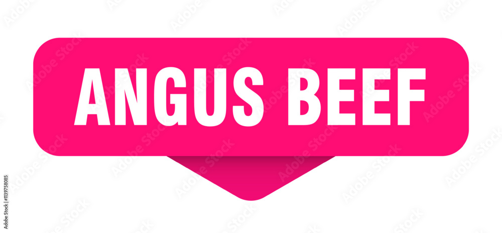 ANGUS BEEF button, sign, sticker ANGUS BEEF button, sign, sticker