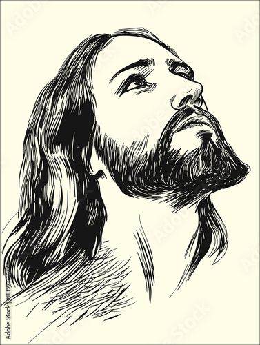 Jesus Christ drawn