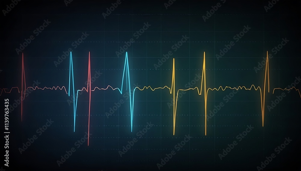 Close up of a heartbeat on a machine Healthcare medical background with ecg heart pulse,5 Close up of a heartbeat on a machine Healthcare medical background with ecg heart pulse,5
