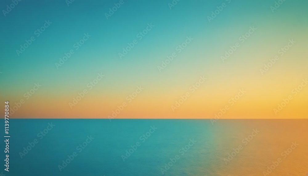 Fototapeta premium soft horizontal backdrop featuring vibrant color gradient pattern, blending shades of green, orange, and yellow. This abstract background evokes sense of calm and creativity.8