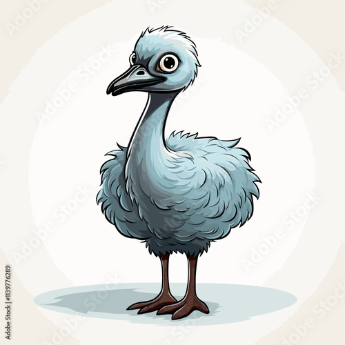 Ostrich vector illustration