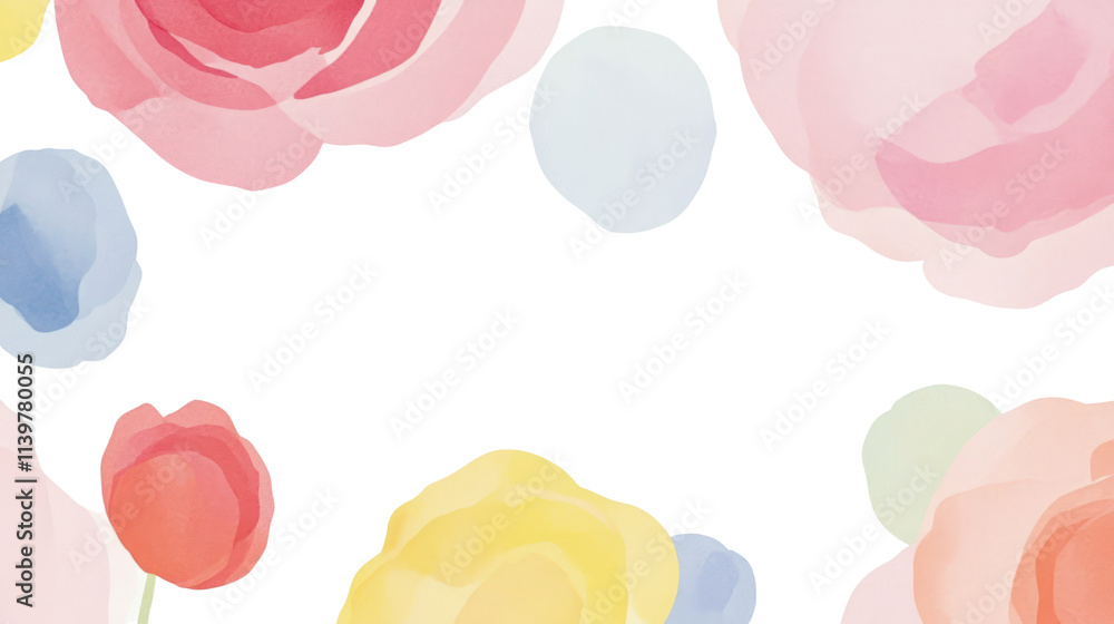 Naklejka premium PNG Background flowers rose art.