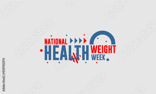 National Health Weight Week Holiday Concept