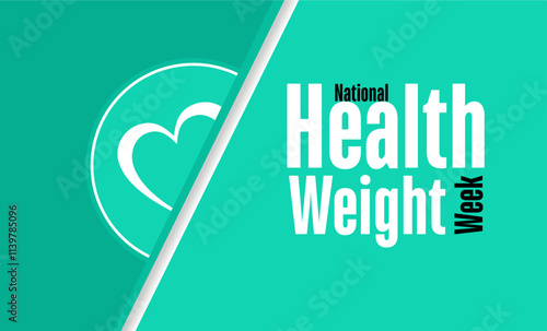 National Health Weight Week Holiday Concept