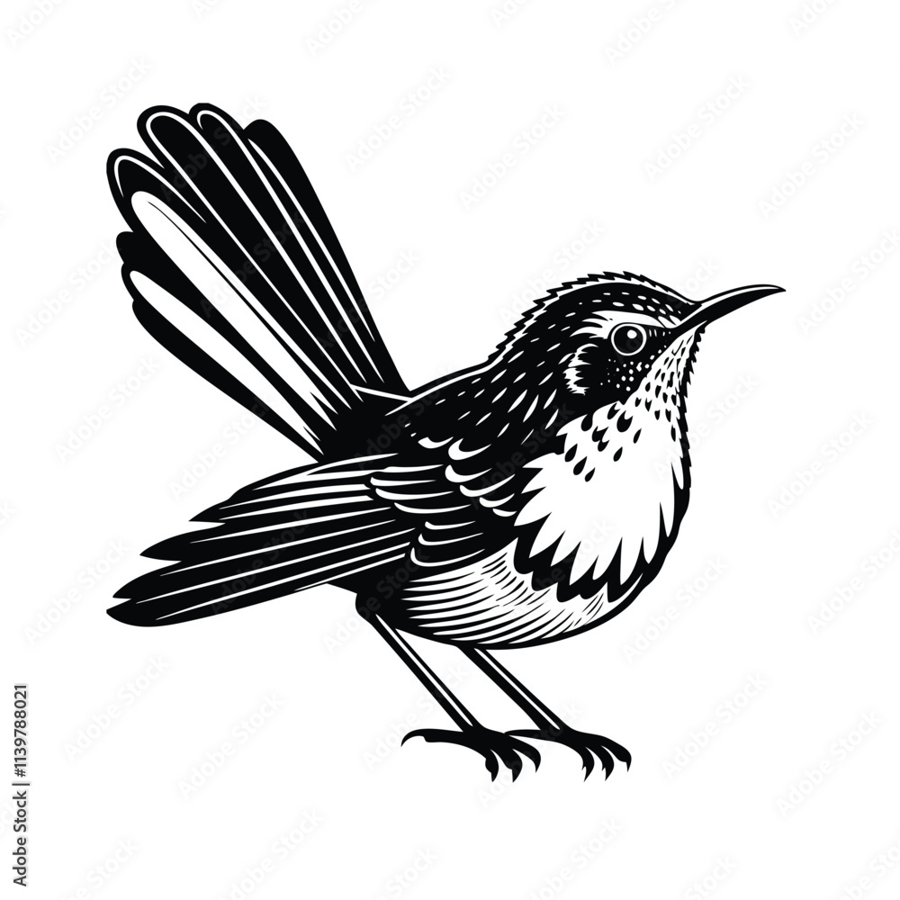 Fototapeta premium illustration of a bird 