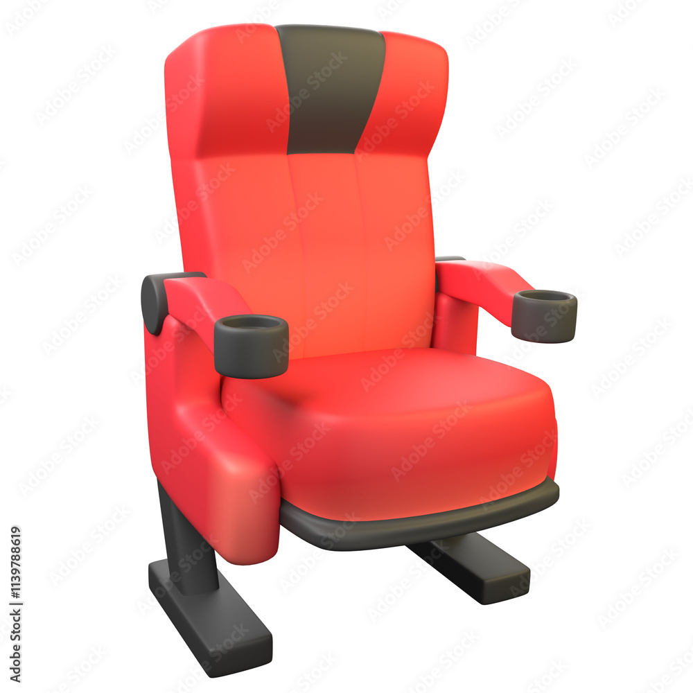 Fototapeta premium 3D Cinema Illustrations Graphic