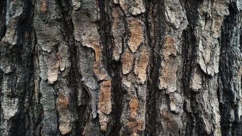 Captivating Textures of a Majestic Tree Bark