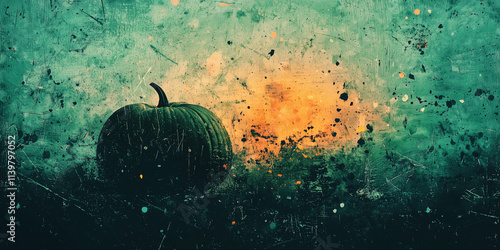 Green mix grunge stain texture with gradient colors shade vintage filter retro light leak style. Grunge stain texture with gradient colors shade vintage filter retro light leak style for background de