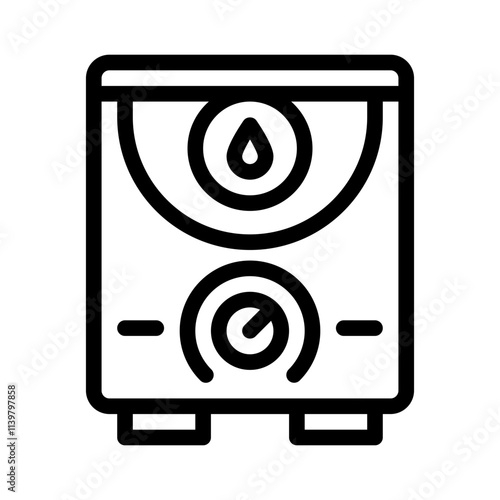 tankless line icon