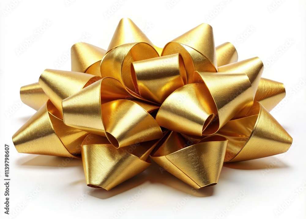 Stunning gold gift bows adorned with ribbons against a white backdrop—perfect for surreal photography and captivating clipart designs that elevate any creative project. Stunning gold gift bows adorned with ribbons against a white backdrop—perfect for surreal photography and captivating clipart designs that elevate any creative project.