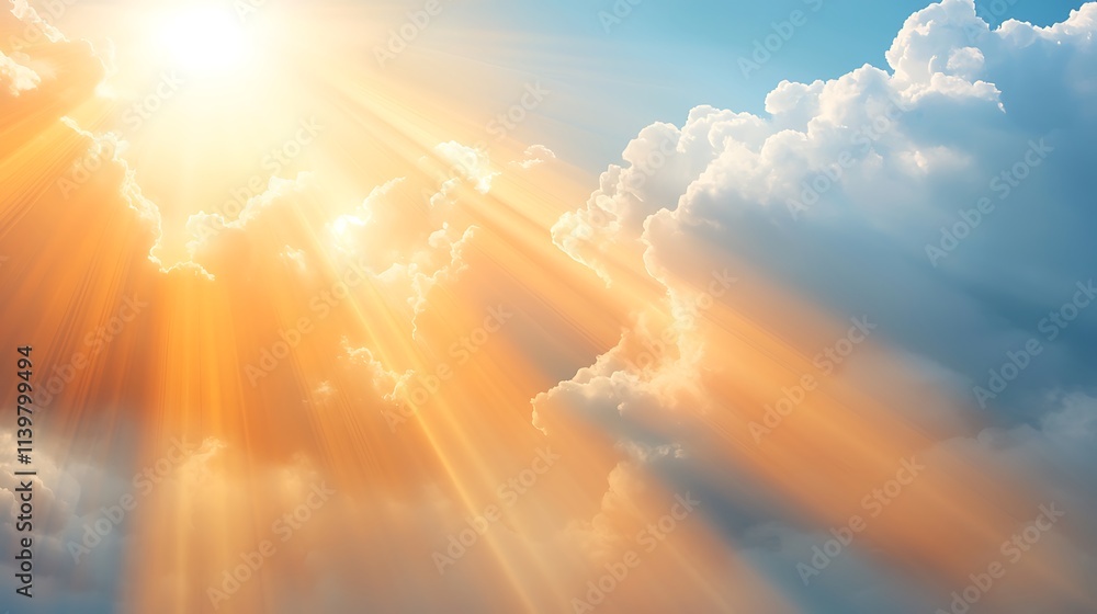 Scenic sunrise over clouds captivating nature photography of dawn's serenity Scenic sunrise over clouds captivating nature photography of dawn's serenity