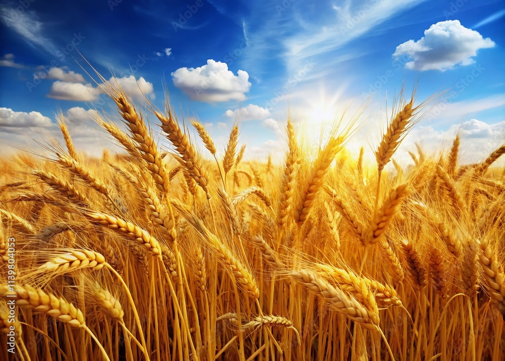 Sunset casts a golden glow over wheat fields, capturing nature’s bounty and the elegance of harvest, celebrating organic farming and the charm of rural landscapes. Sunset casts a golden glow over wheat fields, capturing nature’s bounty and the elegance of harvest, celebrating organic farming and the charm of rural landscapes.