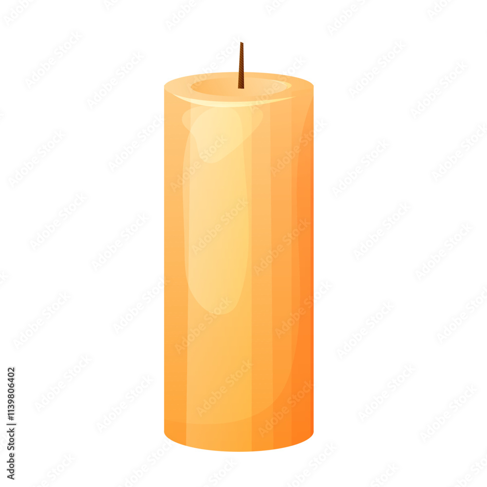 Wax candle with fire, flame isolated on white background. Soy wax white candles with fire romantic atmosphere Wax candle with fire, flame isolated on white background. Soy wax white candles with fire romantic atmosphere