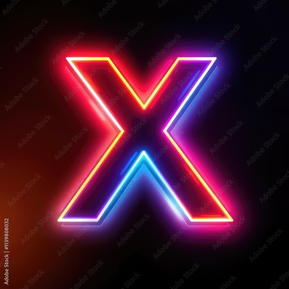X letter images, X letter logo, X letter icon, glowing neon light x letter logo X letter images, X letter logo, X letter icon, glowing neon light x letter logo