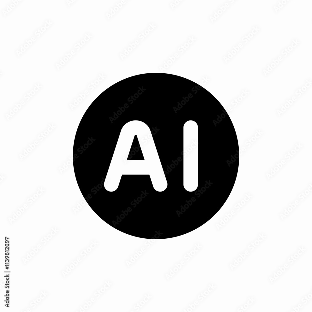 artificial intelligence icon sign vector artificial intelligence icon sign vector