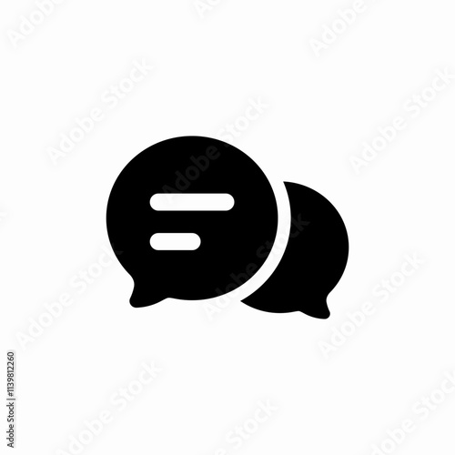 chat dialogue icon sign vector