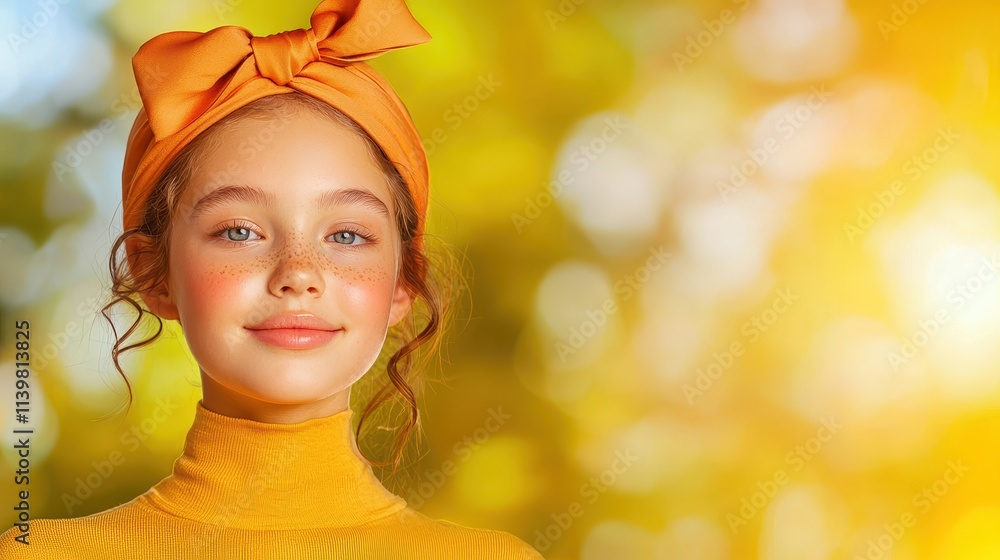 Skincare Routine for Kid and Teen Concept, Teenager with Radiant Face and Glowing Skin Under Sunlight in Natural Outdoor Setting Skincare Routine for Kid and Teen Concept, Teenager with Radiant Face and Glowing Skin Under Sunlight in Natural Outdoor Setting
