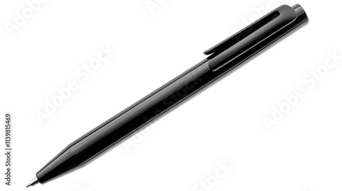 Wallpaper Mural Black Matte Pen: A classic, sleek black pen with a minimalist design, perfect for writing, drawing, or adding a touch of sophistication to any desk.   Torontodigital.ca