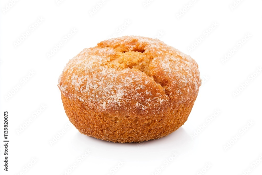 Close-up of a delicious cupcake with sugar on top. Close-up of a delicious cupcake with sugar on top.