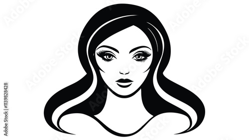 Woman's Face with Bold Eyelashes