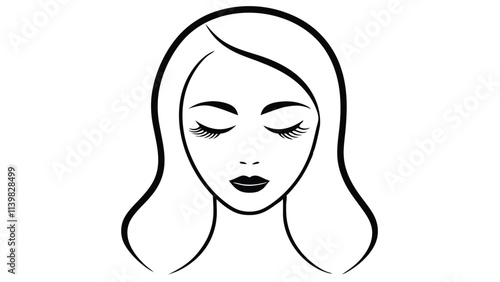 Woman's Face with Bold Eyelashes