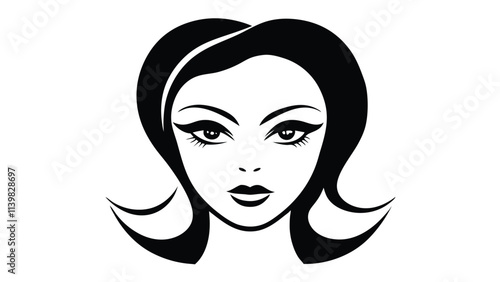 Woman's Face with Bold Eyelashes