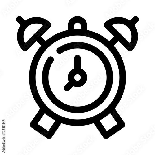 alarm line icon