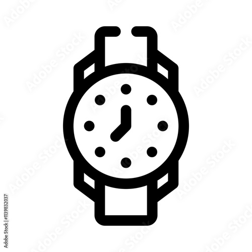 watch line icon