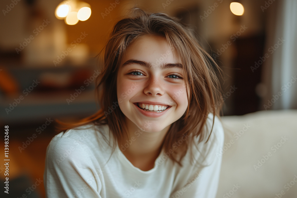 Obraz premium portrait of a smiling woman
