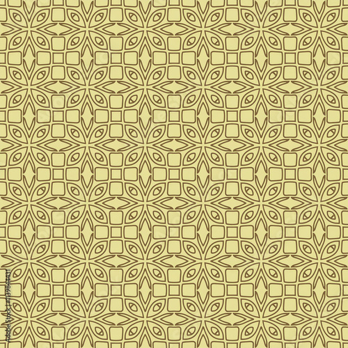 Seamless pattern. Classical antique ornament. Geometric stylish background. repeating texture