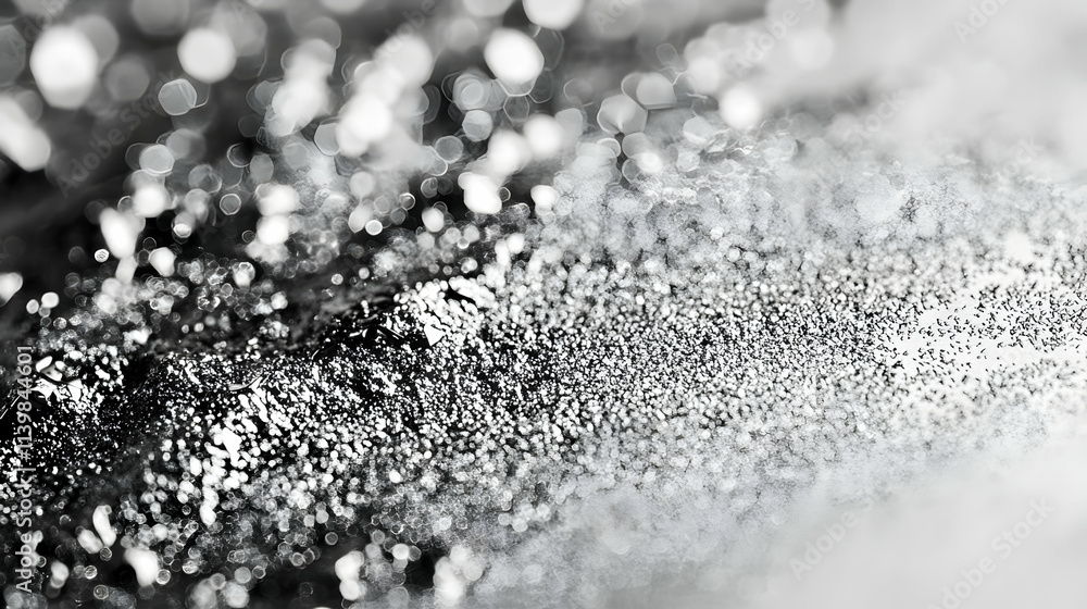 Silver texture background with grainy noise effect in wide-angle Silver texture background with grainy noise effect in wide-angle