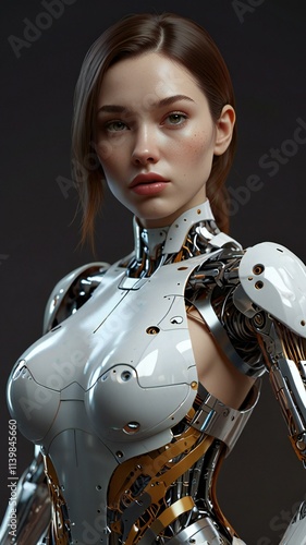 Weiblicher Cyborg 20241712-4