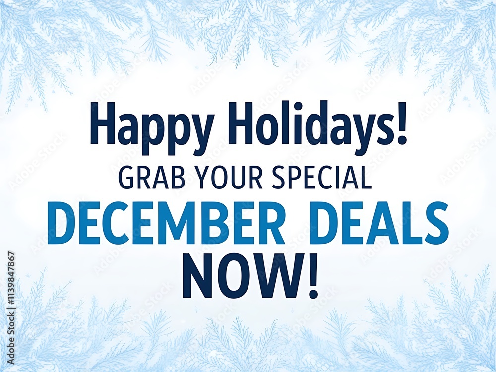 Happy Holidays Grab Your Special December Deals Now Happy Holidays Grab Your Special December Deals Now