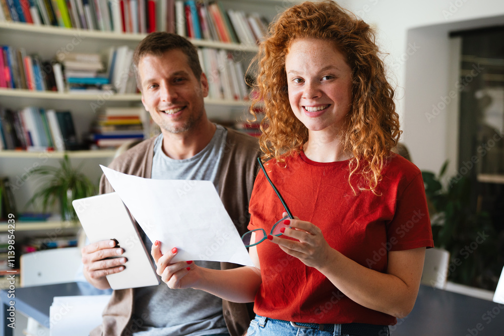 Business people, architects having discussion in corporate office. Teamwork business concept.