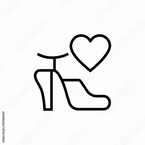 favourite woman shoes hills icon sign vector