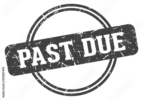PASTDUE stamp