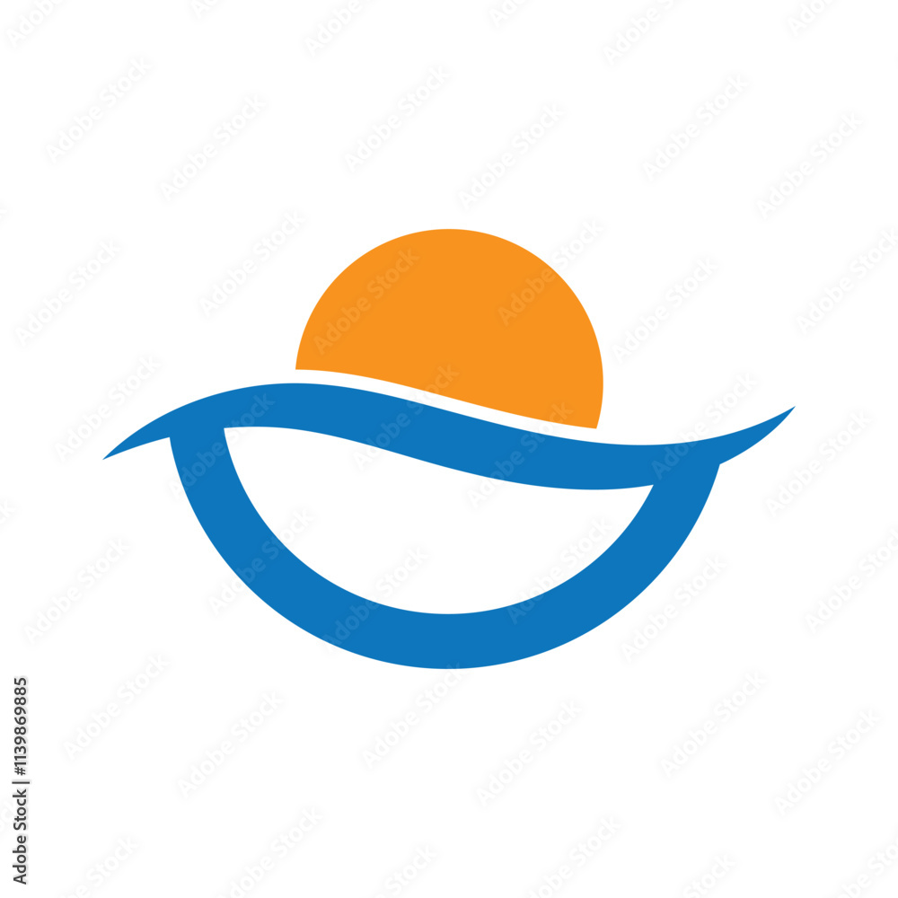 Water Logo Design Graphic Illustration Water Logo Design Graphic Illustration