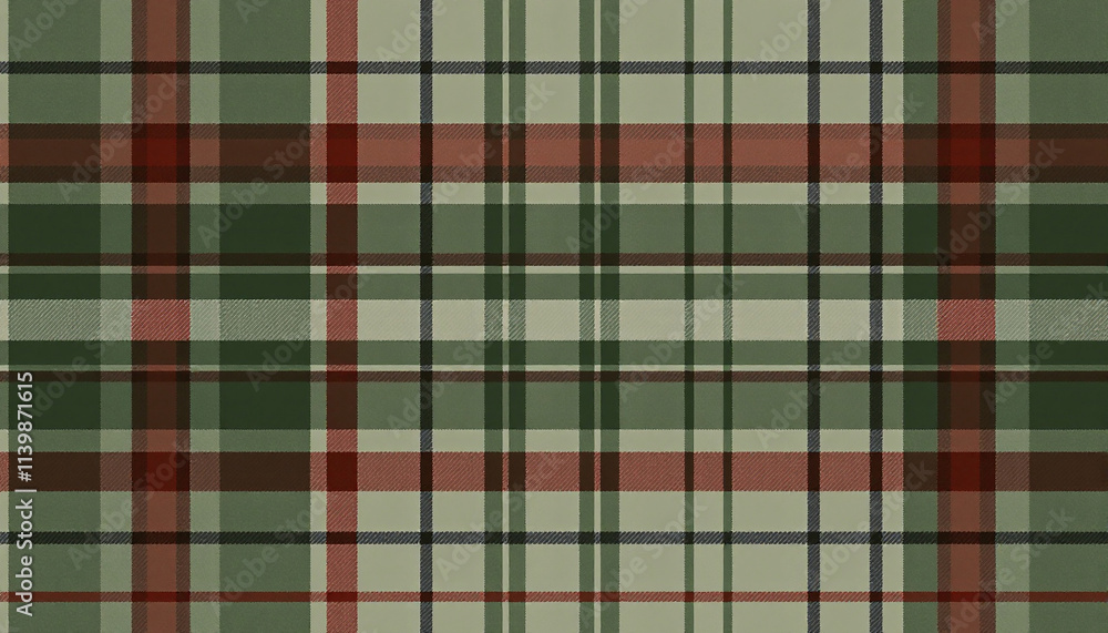 Obraz premium PNG ULTRA HD 8K Plaid Check Pattern – Seamless Fabric Texture with Tartan Textile Print, Vibrant Color Combinations, Ideal for Backgrounds and Design