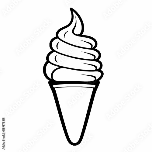 Soft-Serve Ice Cream Cone photo