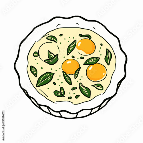 Spinach and Cheese Quiche