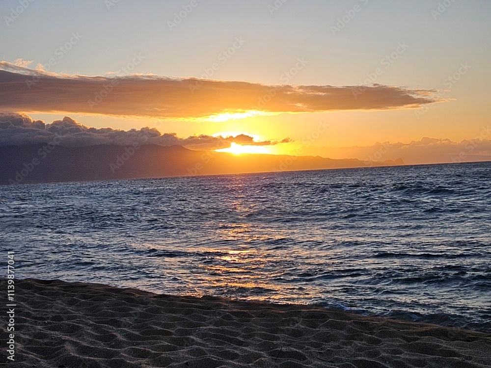 Obraz premium Hawaii Sunset